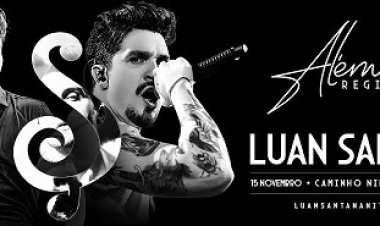 Luan Santana anuncia show em Niterói no dia 15 de novembro